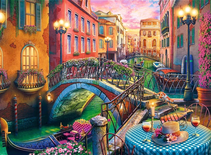 Puzzel Avond in Venetië 3000 stukjes