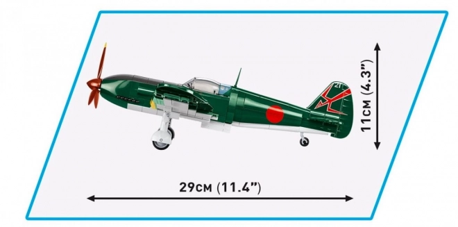 COBI 5740 II WW Kawasaki KI-61 I HIEN (Tony), 1:32, 350 st, 1 f
