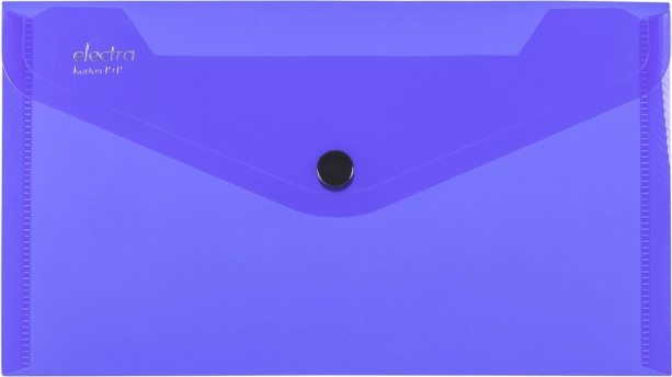 Navy blue clutch with snap closure