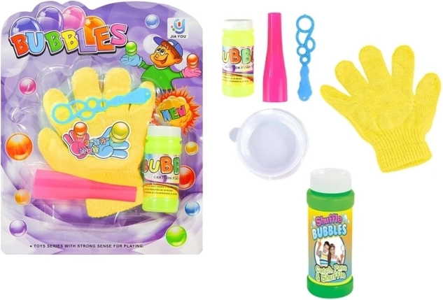 Magische bubbelhandschoen – set om zeepbellen te vangen en mee te jongleren