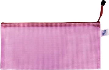 Pochette zippée DL Rose Maillée