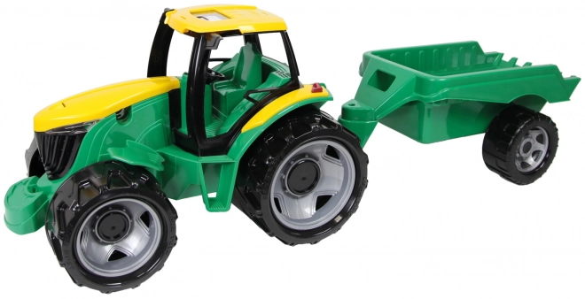 Lena Tractor zonder lepel en graafmachine met aanhanger