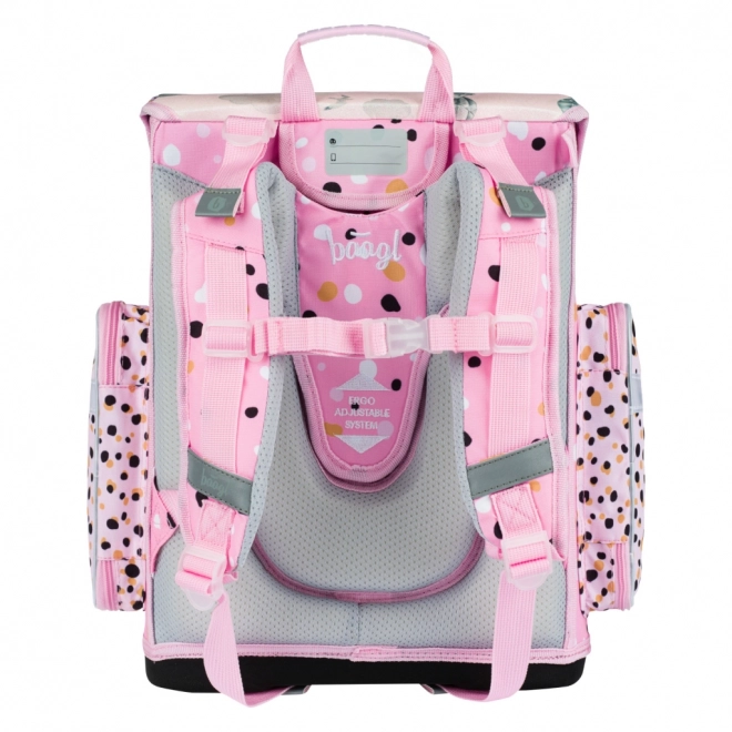 Schoolset BAAGL Safari: Ergonomische rugzak, etui, zak, mappen, doos