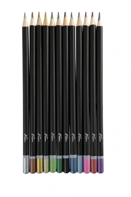 Metallic Colored Pencils Set