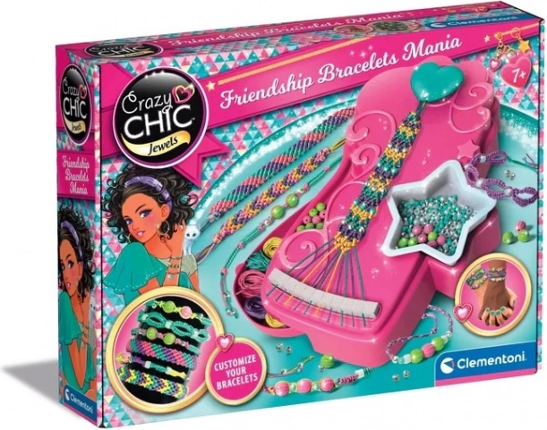 kit créatif crazy chic – fabrication de bracelets d’amitié