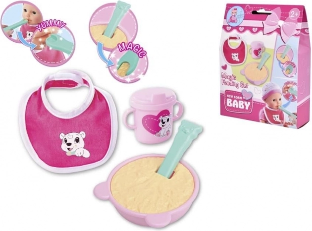 Voedingsset voor poppen SIMBA New Born Baby