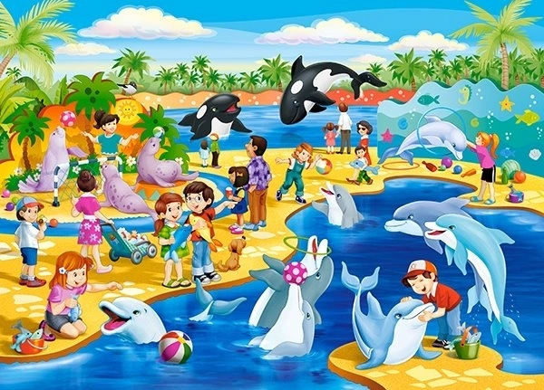 Puzzle Delphinarium 60 pièces