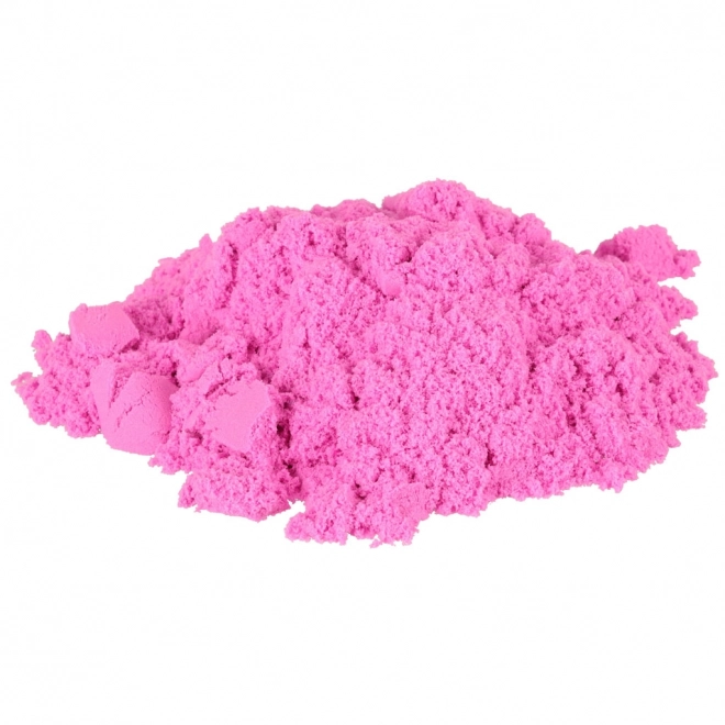Kinetisch zand beige 1 kg met vormpjes – Roze