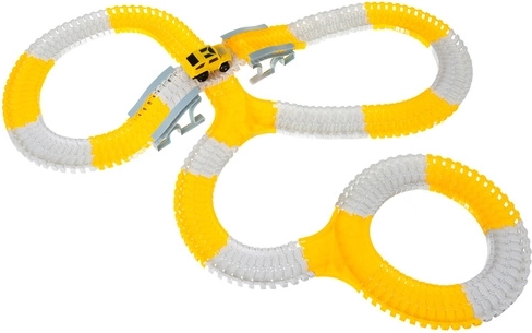 Flexibele, inklikkende baan voor eindeloze configuraties