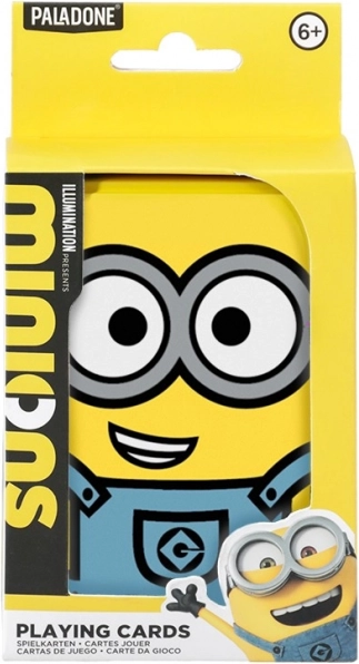 Cartes à jouer Minions dans une boîte en métal