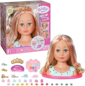 Grande sœur BABY born tête à coiffer avec palette de maquillage
