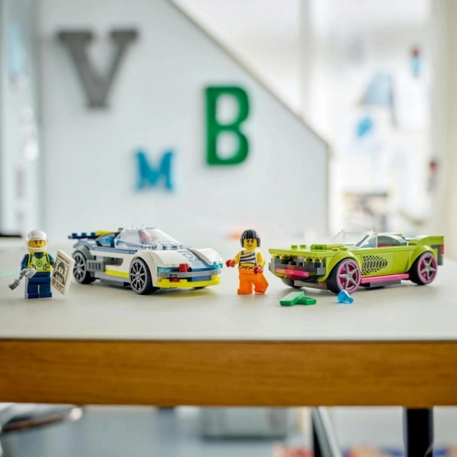 LEGO® City 60415 Achtervolging van politieauto en sportwagen