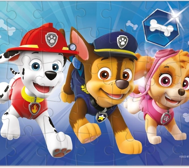 Puzzel Paw Patrol: Sterk Trio 35 stukjes