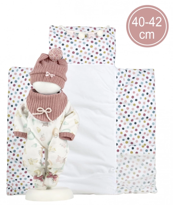 Kleidung für Puppe Baby New Born mit Zubehör
