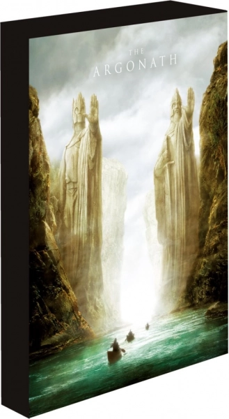 Illuminated LED Picture The Lord of the Rings Argonath 30 × 40 cm