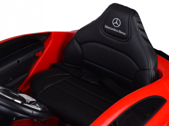 Children's Electric Car Mercedes AMG CLA 45s with Rocking Effect – Red