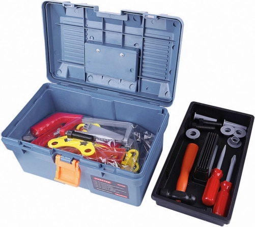 Werkzeug-Set für Heimwerker mit Bohrmaschine und Zubehör