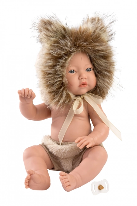 Llorens 63201 NEW BORN JONGEN - realistische pop baby met volledig vinyllichaam - 31 cm