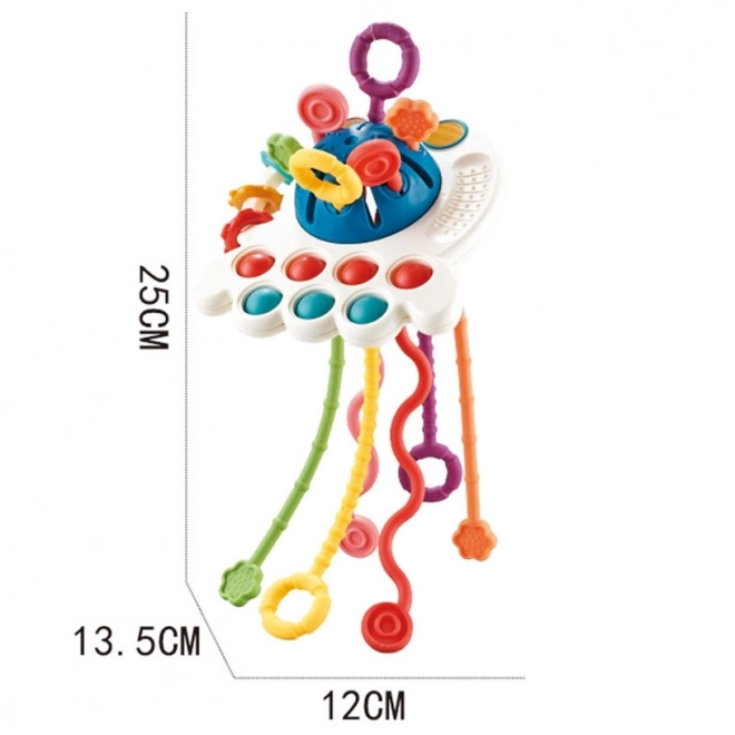 Woopie Multifunctional Montessori Baby Sensory Toy Teether