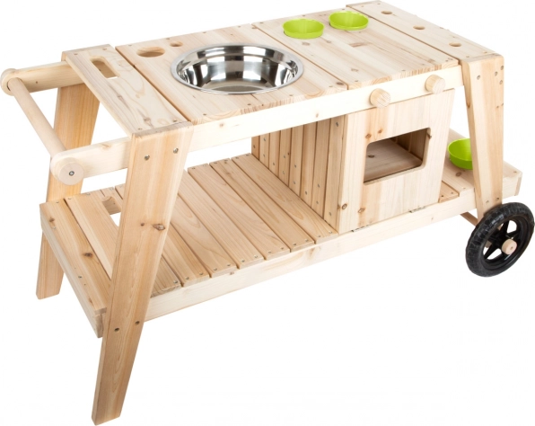 Cuisine extérieure en bois pour enfants