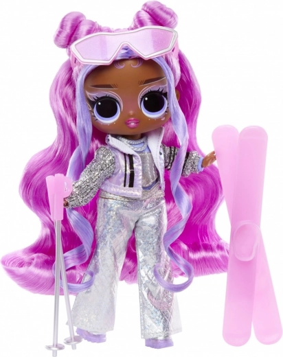 Skiing and snowboarding with color change