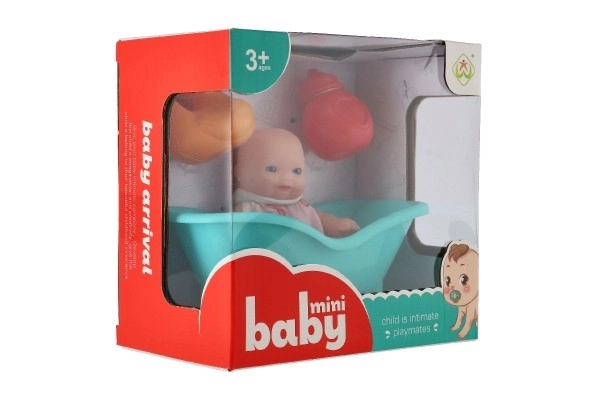 Pop met badkuipje en accessoires