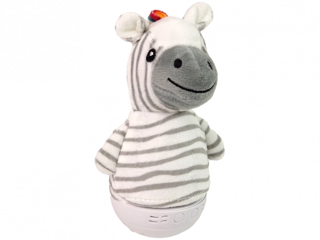 Magische schommelzwaan met lampje en melodie