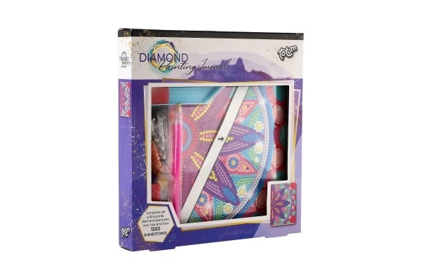 Creatieve set dagboek met diamantdecoratie