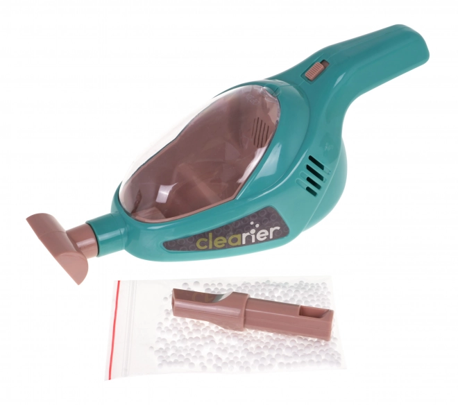 Schoonmaakkar met handstofzuiger en accessoires
