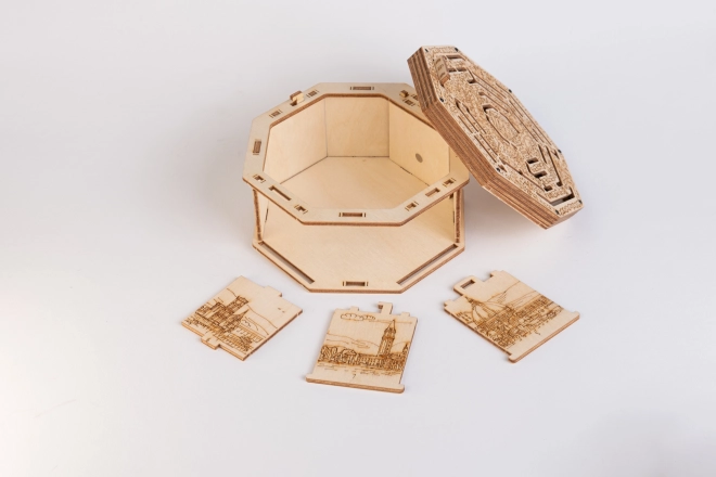 3D Holz-Puzzlebox Secret Maze