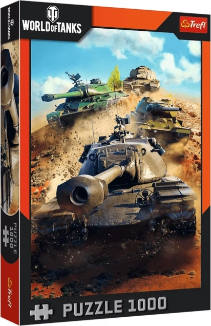 Puzzel 1000 stukjes WORLD OF TANKS: tanks in gevecht Trefl