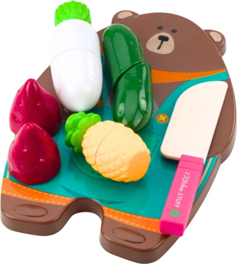 Kleurrijke groenteset voor leren en spelen