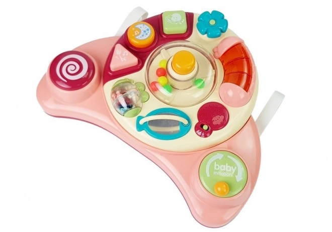 Interaktives Spielzeug für Kinder mit Musik und Tiergeräuschen Rosa