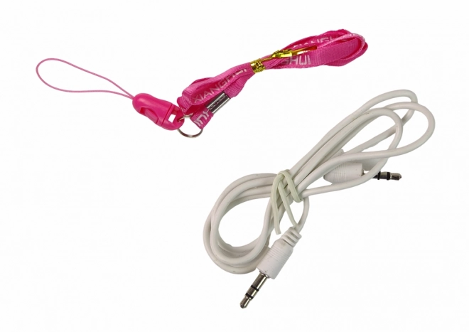 Kinder karaoke microfoon met MP3 en kleurrijke strik