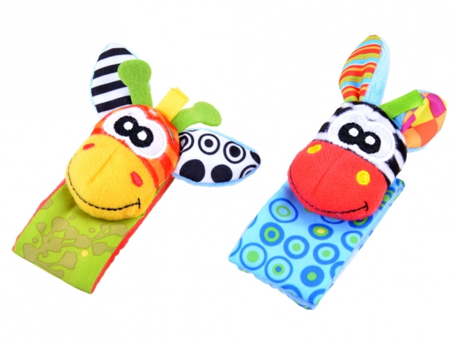 Sokken + rammelaars set 4 st ZA4006