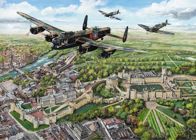 Puzzle Survol de Windsor 1000 pièces GIBSONS