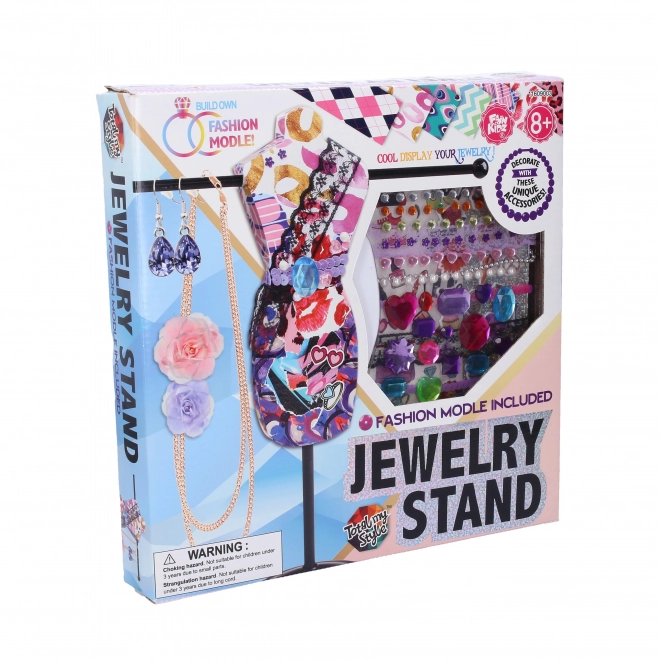 Support créatif avec bijoux