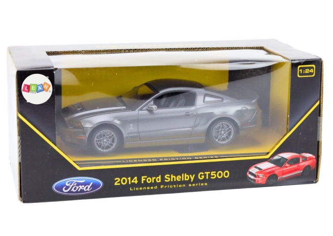 Ford Shelby GT500 schaal 1:24 Aandrijving zilver