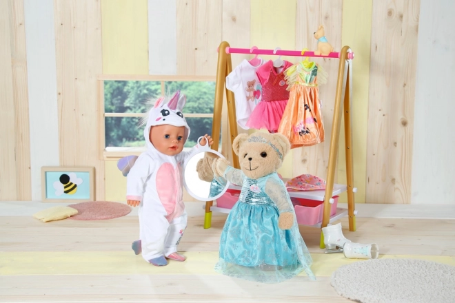 Knuffel BABY born, witte kleding
