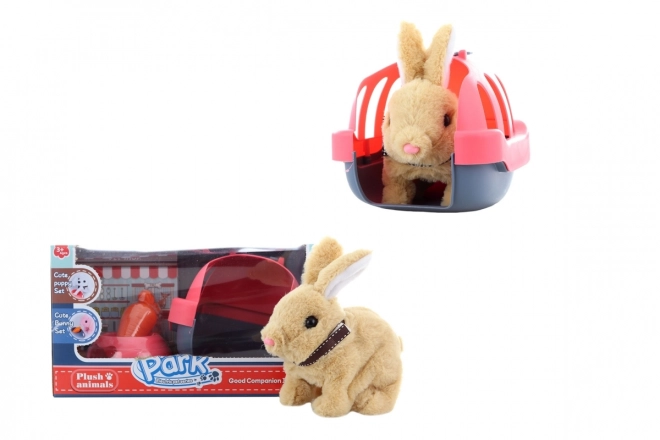 Batterie-Hase mit Transportbox