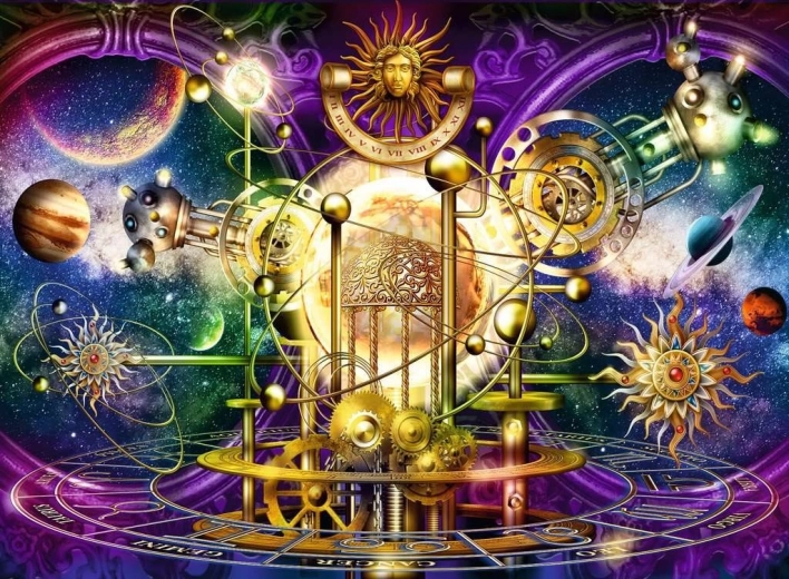 Puzzle Golden Solar System 500 pieces RAVENSBURGER