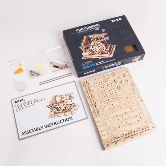 Valluiken Marmer Squad - Knikkerenbaan - 3D houten bouwpakket