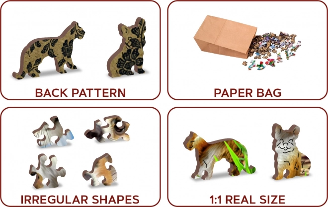Wooden City Holzpuzzle Willkommen in Afrika 505 Teile