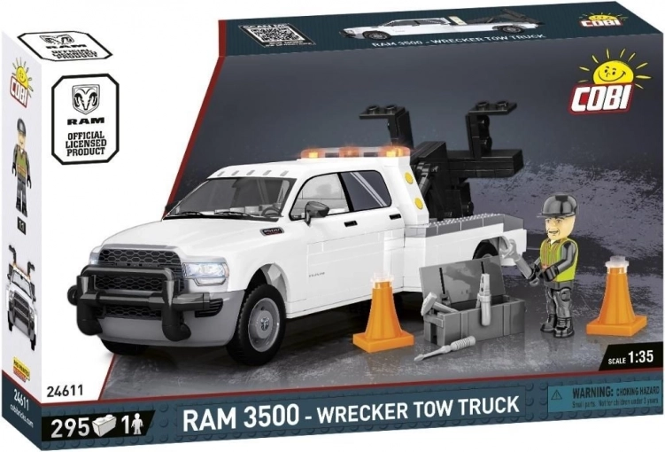 Cobi bouwset Dodge Ram 3500 sleepwagen 1:35