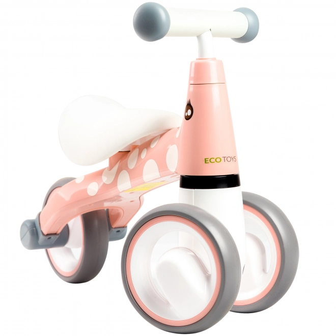 ECOTOYS Loopfiets Flamingo Roze