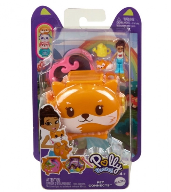Set of Polly Pocket Figures with Animal
