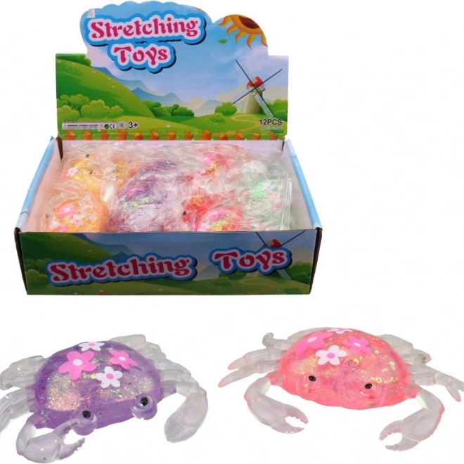 Rubber Crab 9 cm in Gift Packaging
