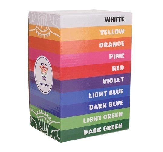 Kleurstofpoeder Holi - 10 x 100 g