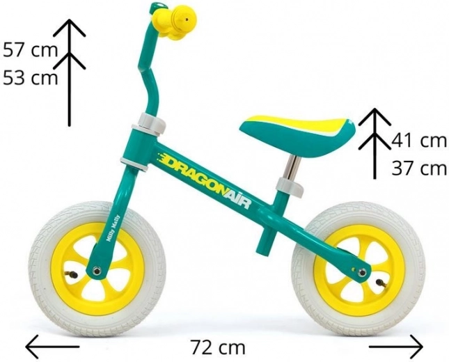Opblaasbare wielen voor comfortabel rijden