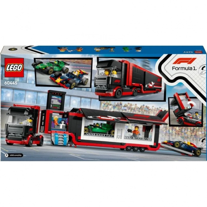 LEGO City F1-LKW mit Rennfahrzeugen